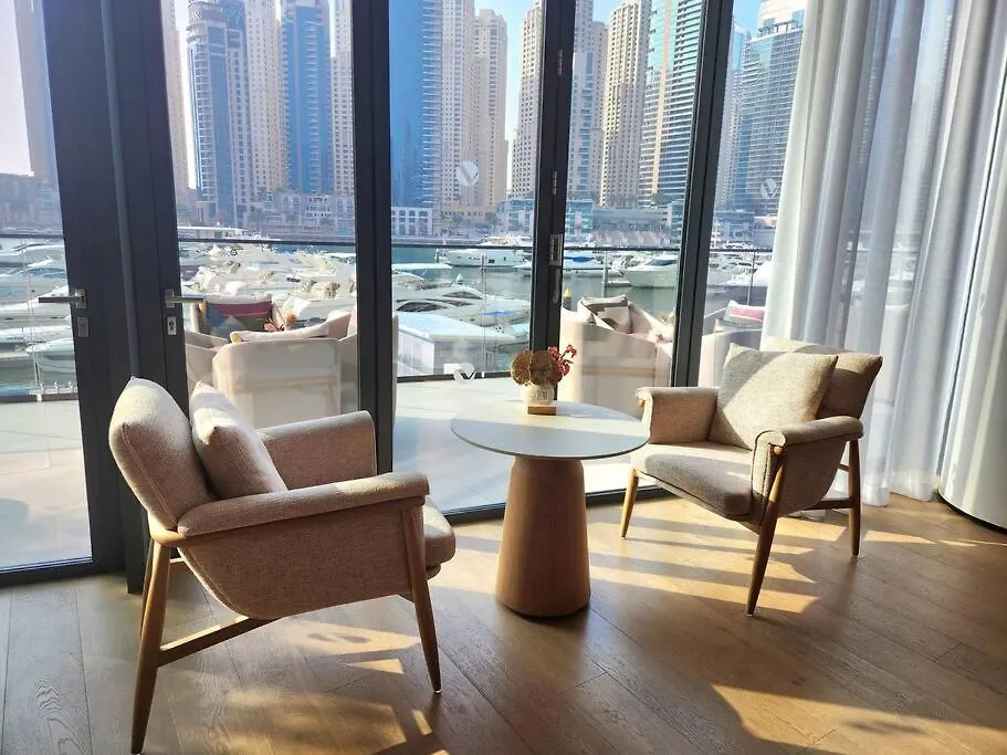 Vida Dubai Marina & Yacht Club, 1 Bedroom With Marina And Sea View Apartmán